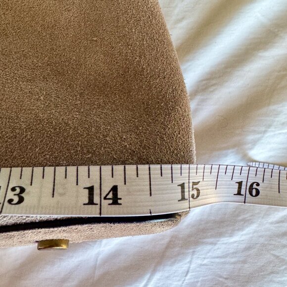 Ralph Lauren Lennox Tote in Greige Suede - Picture 15 of 16